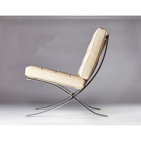 Barcelona Chair Set Cream - Premium