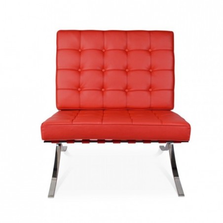 Barcelona Chair Set Rood - Premium