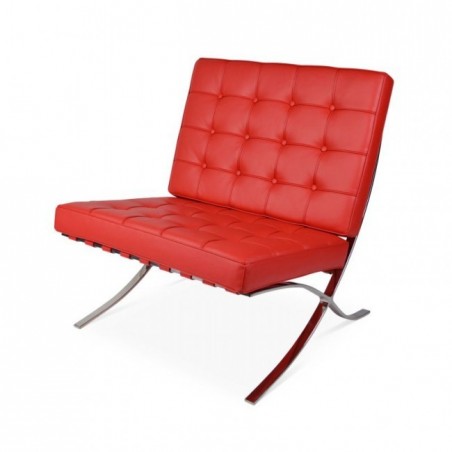Barcelona Chair - Premium Rood